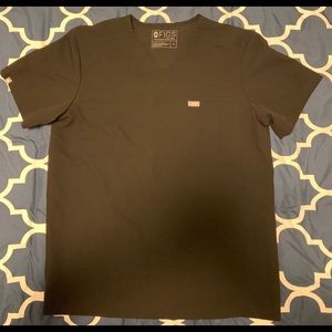 Figs Leon two pocket top medium black brand new